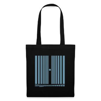 Nyow cadeau Doppler effet physique physicien vague - Sac en tissu - noir - Devant
