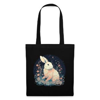 Rabbit Bunny Nature Art - Tote Bag - black - Front