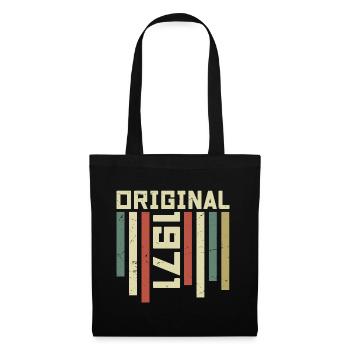 1971 Cadeau Rétro 1971 Cadeau Anniversaire 53 ans - Sac en tissu - noir - Devant