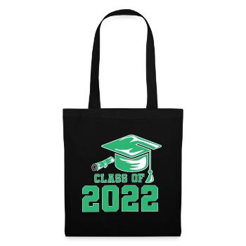 Abi 2022 Schule Abschluss Studium Class of 22 - Stoffbeutel - Schwarz - Vorne