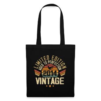 Vintage 2014 Retro Birthday Gift 2014 - Tote Bag - black - Front