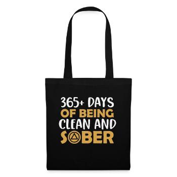 faith sobriety sober life seeks christ - Tote Bag - black - Front