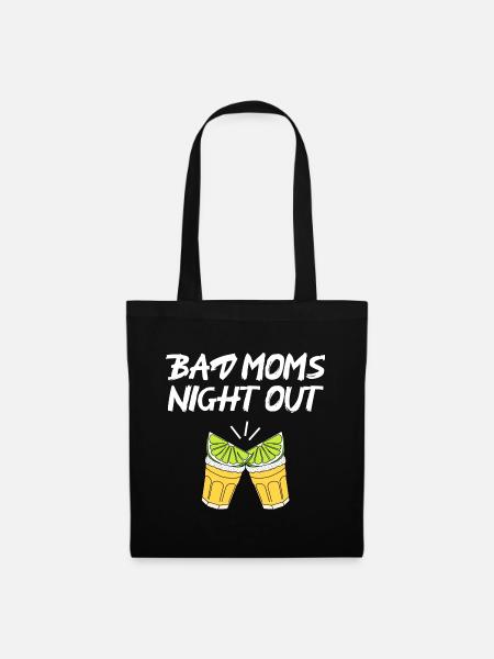 bad moms night out - Stoffbeutel - Schwarz