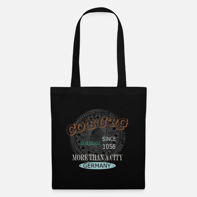 Authentic Coburg tuerkis best for black - Stoffbeutel - Schwarz