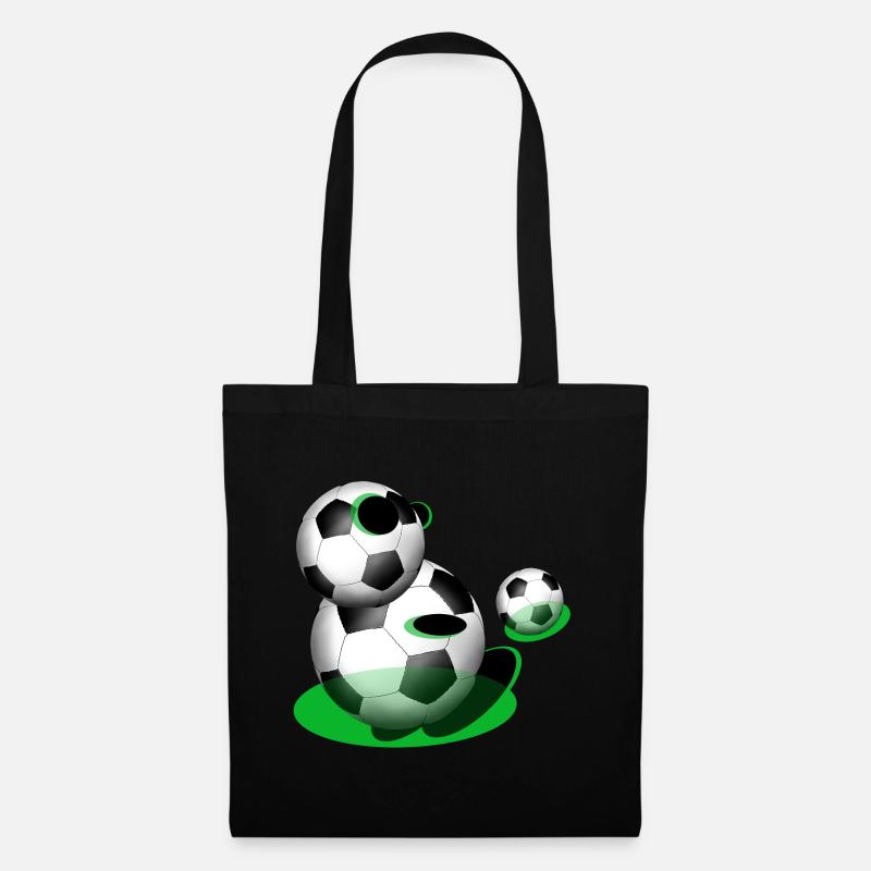 Fußballer Fußball - Stoffbeutel - Schwarz