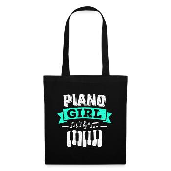 Piano Music Pianist Sheet Music - Tote Bag - black - Front