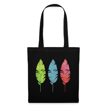 Three tender feathers - Tote Bag - black - Front