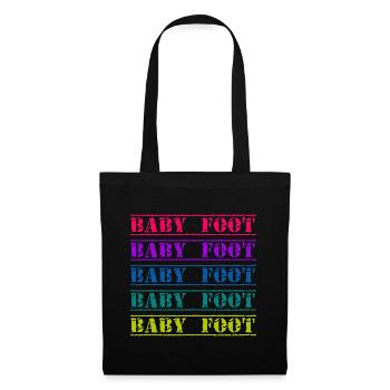 Baby foot - Sac en tissu - noir - Devant