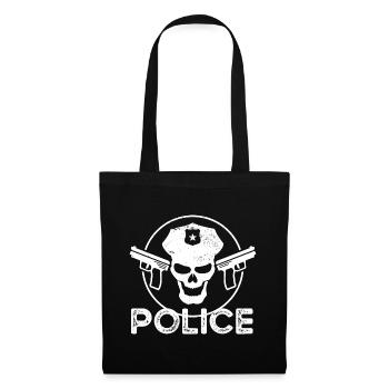 Police Policeman State Power PoliceWoman - Tote Bag - black - Front