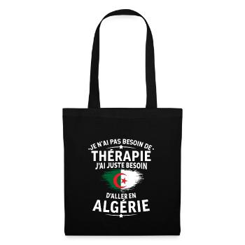 J'ai juste besoin d'aller en algérie - Sac en tissu - noir - Devant