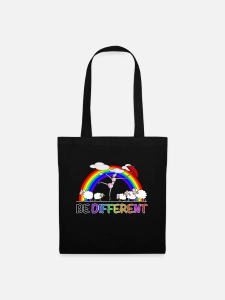 be different - Einzigartig - Stoffbeutel - Schwarz