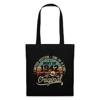 Vintage 1942 Legend - Retro Birthday Gift - Tote Bag - black - Front