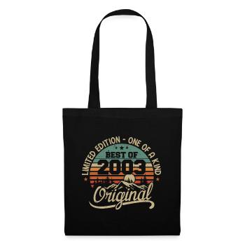 Vintage 2003 Legend - Retro Birthday Gift - Tote Bag - black - Front