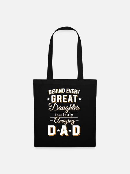 Amazing Dad - Stoffbeutel - Schwarz