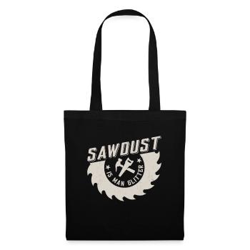 Sawdust is man glitter - Sac en tissu - noir - Devant