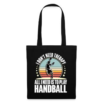 Handballeur Handballeur - Sac en tissu - noir - Devant