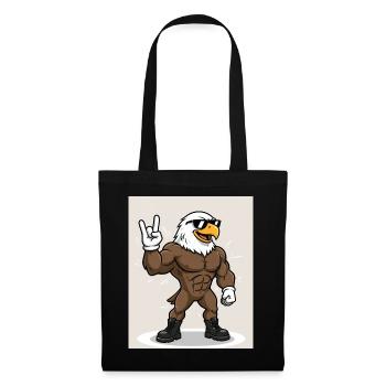 Fort & Cool – Style de Pouvoir Animal - Sac en tissu - noir - Devant