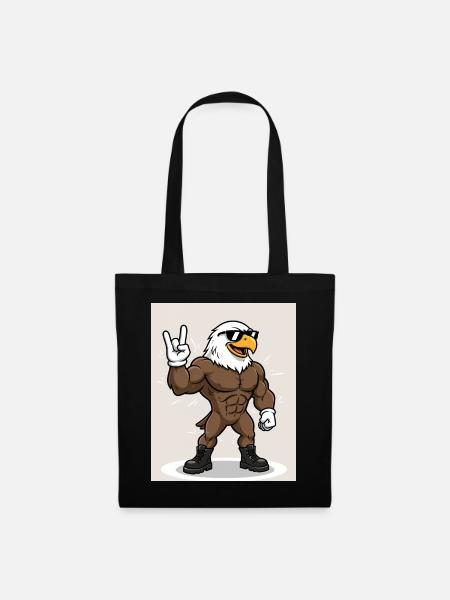 Stark & Cool – Tierischer Power Style - Stoffbeutel - Schwarz