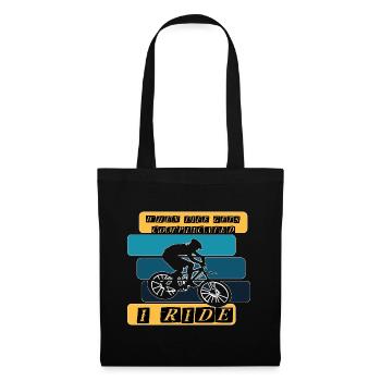 Cyclistes Cyclistes Cyclistes - Sac en tissu - noir - Devant
