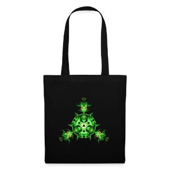Force Shield, Power, Superhero, Fractal, Energy - Sac en tissu - noir - Devant