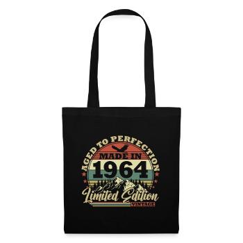 1964 Born Vintage Geburtstg Retro - Tote Bag - black - Front