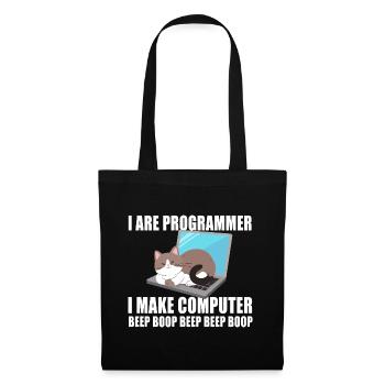 I are programmer - Tote Bag - black - Front