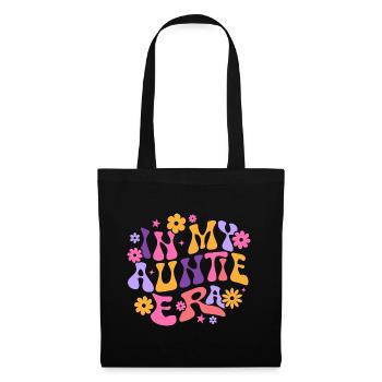 In My Auntie Era Baby Announcement Aunt Mother's - Tote Bag - black - Front