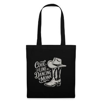 Line Dance Mom Line Dance Mom Cadeau - Sac en tissu - noir - Devant