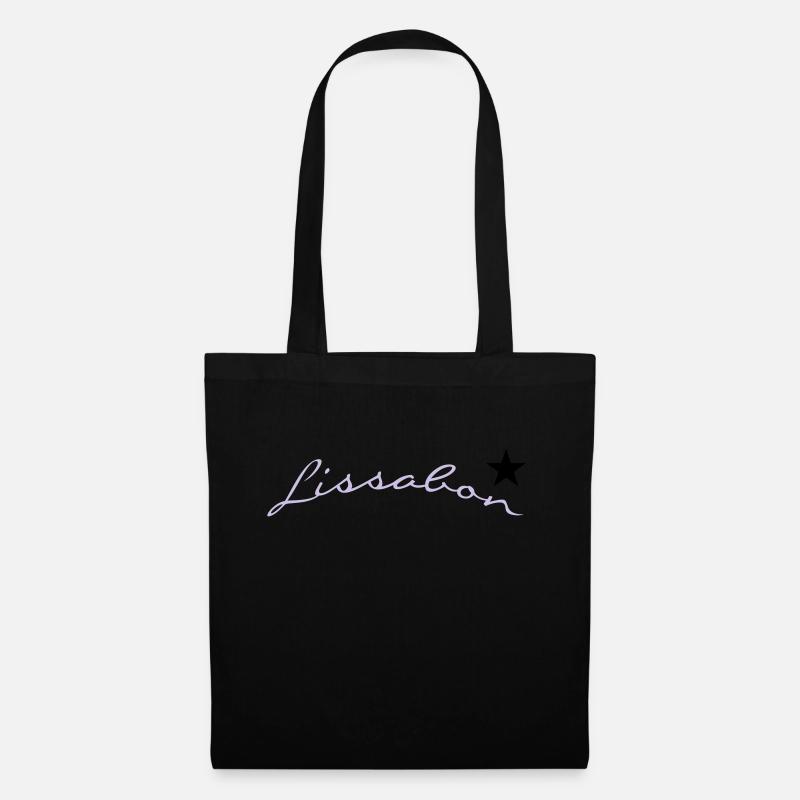 Lisbonne (2c) - Sac en tissu - noir