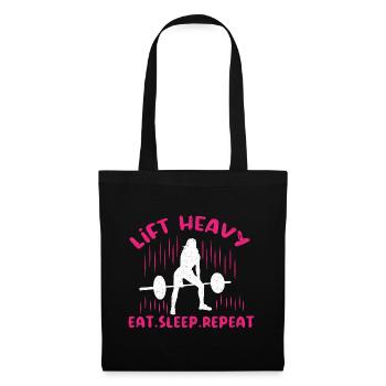 Fitness Strength Training Strength Triathlon Weightlifting - Tote Bag - black - Front