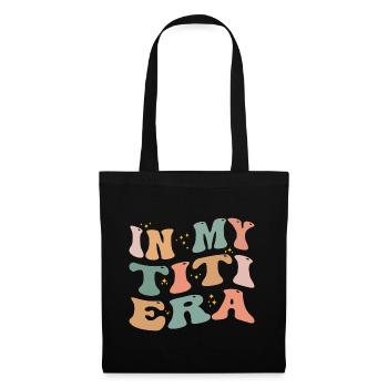 In My Titi Era Baby Announcement for Aunt - Sac en tissu - noir - Devant