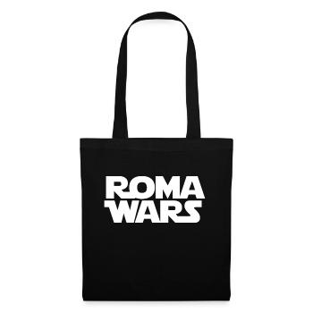 Roma Wars SW design lettres blanches - Sac en tissu - noir - Devant