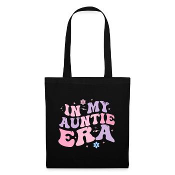 In My Auntie Era Baby Announcement for Aunt - Sac en tissu - noir - Devant