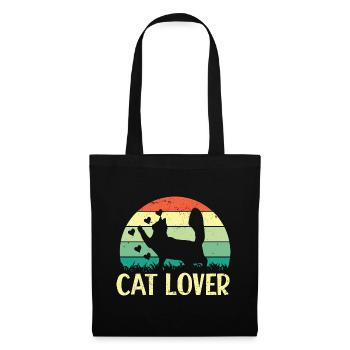 Cat Cats Cat Lover Pet - Tote Bag - black - Front