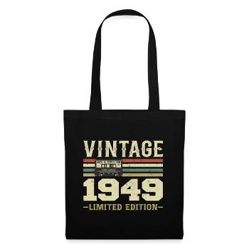 Vintage 1949 Retro 1949 Birthday Gift - Tote Bag - black - Front