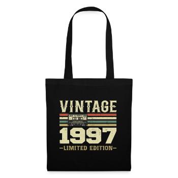 Vintage 1997 Retro 1997 Birthday Gift - Tote Bag - black - Front