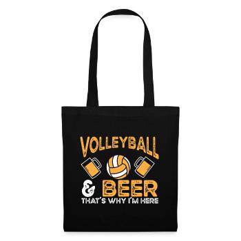Volleyball Volleyball players Volleyball court - Tote Bag - black - Front