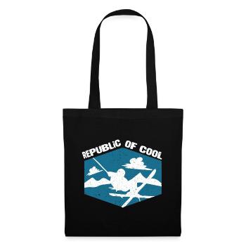 Ski Sking Snowboard Sports d’hiver Skieurs - Sac en tissu - noir - Devant