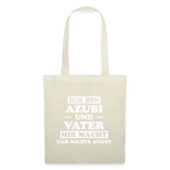 Azubi Spruch Lehrling Auszubildende Azubi Geschenk - Stoffbeutel - Natur - Vorne