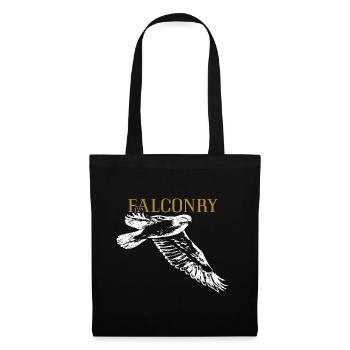 Peregrine falcon silhouette for falconers and falconers - Tote Bag - black - Front