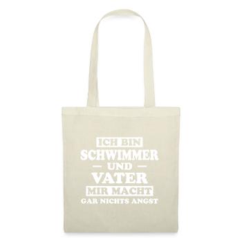 Schwimmer Sport Lustiger Spruch Schwimmen Geschenk - Stoffbeutel - Natur - Vorne