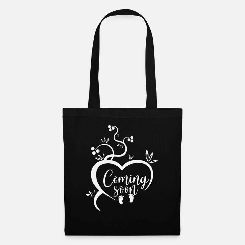 grossesse - Sac en tissu - noir