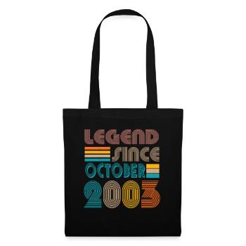 Octobre 2003 né en | Génial depuis octobre 2003 - Sac en tissu - noir - Devant