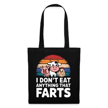 Végétarien Végétalien Végétarien Végétarien - Sac en tissu - noir - Devant