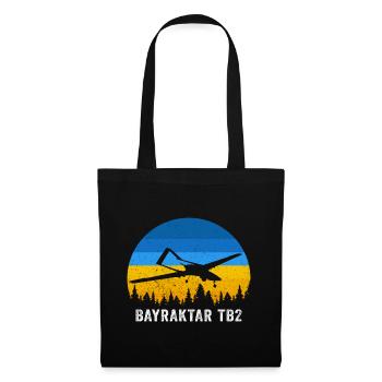 Bayraktar TB2 Turkish Drone Support Ukraine - Tote Bag - black - Front