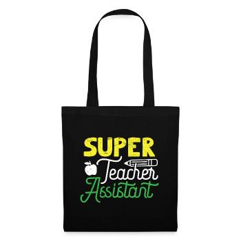 Enseignant Enseignant Enseignant école primaire Enseignant d’école - Sac en tissu - noir - Devant