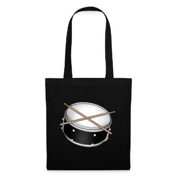 tambour - Sac en tissu - noir - Devant