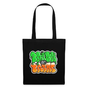 truc ou traiter le motif d’Halloween - Sac en tissu - noir - Devant