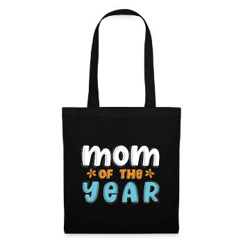 Fête des mères Maman - Sac en tissu - noir - Devant