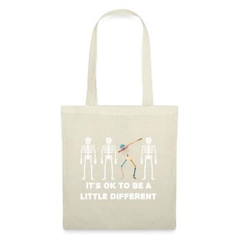 Squelette Dabbing (Difference Edition) - Sac en tissu - nature - Devant